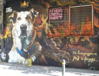 athens street art tour